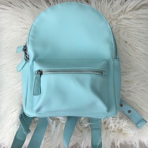 NEW forever 21 light blue mini backpack!